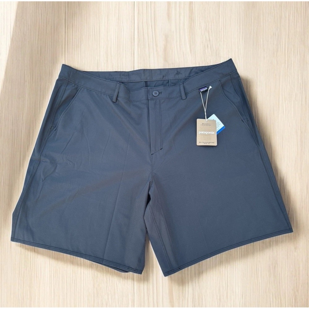 Patagonia Mens Hydropeak Hybrid Walk Shorts Size 40" Swim Boardshort‎ Black NWT